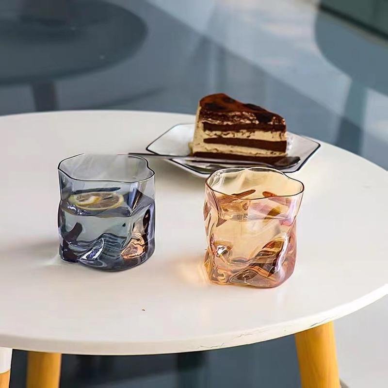 Japanisches Verdrilltes Whiskyglas Kreatives Bar Shochu Glas 150ml Bierglas Haushalts Wasserglas Exquisites Geschenk