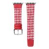 Woolen Fabric Leather Strap for Apple Watch Series 10 9 8 7 SE 6 5 4 3 2 1 42mm 41mm 40mm 38mm Watch Band