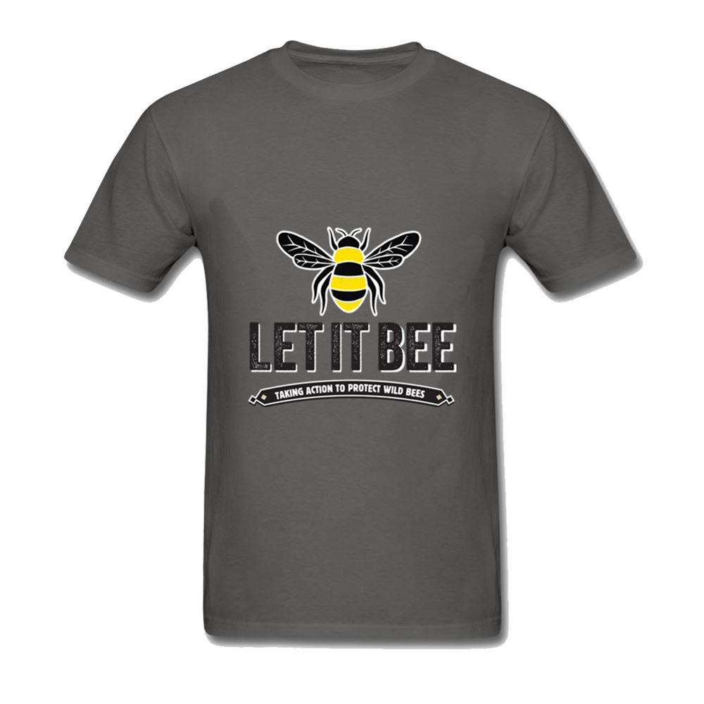 Honey Bee Fashion Funny T Shirt Lovely Personality Man Art Custom Cotton O Neck T