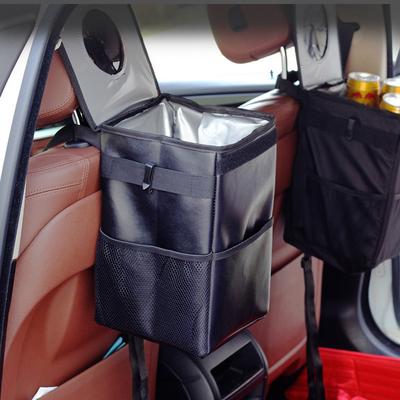 Tragbarer Auto-Mülleimer-Organizer, Abfallbeutel, Mülleimer, Mülleimer, Mülleimer, Premium-auslaufsicherer Behälter zum Aufhängen