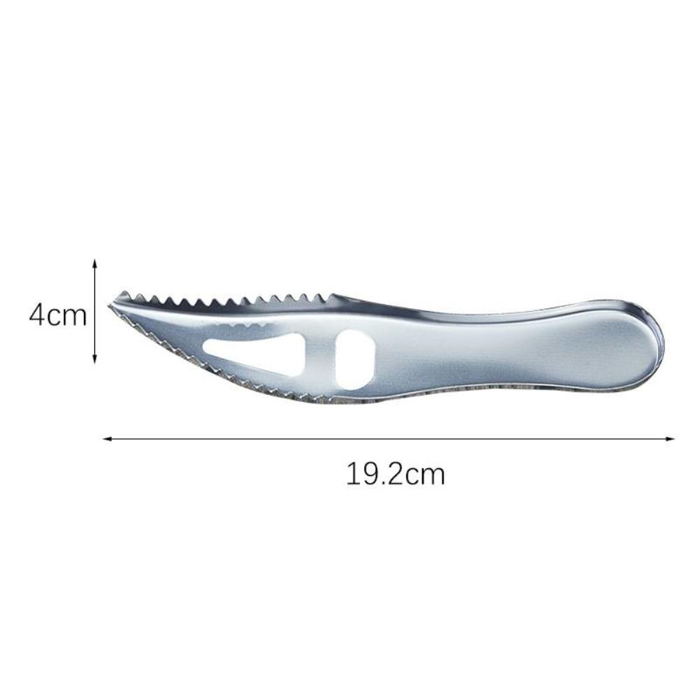 Multifunction Fish Scale Scraper Stainless Steel Fish Scaler Fish Skin Graters Cleaning Peeler Scaler RemoverKitchen Gadgets