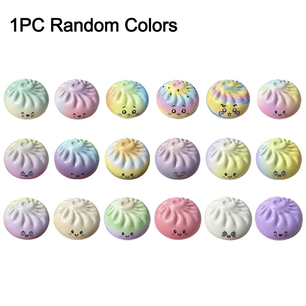 

Glitter Dumplings Squeeze Toy Soft with Steamer Stress Relief Sensory Ball Fidget Slow Resilience