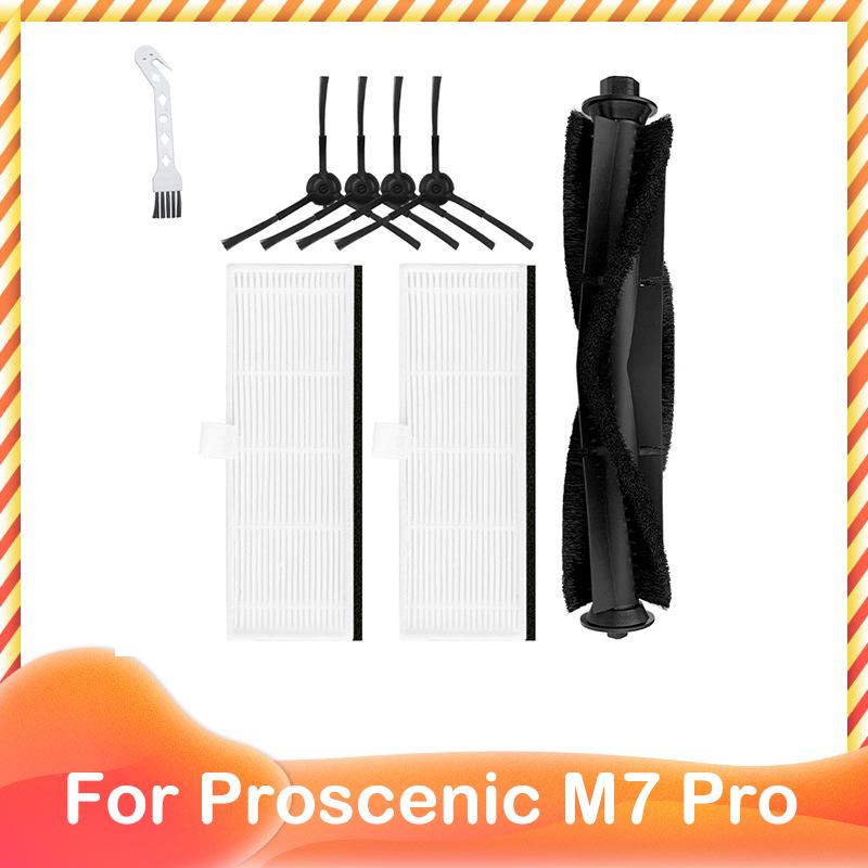 Roller Brush Hepa Filter Mop Cloth Dust Bag Replacement Kit for Proscenic M7 Pro Uoni V980 Plus Vacuum Cleaner Spare Parts