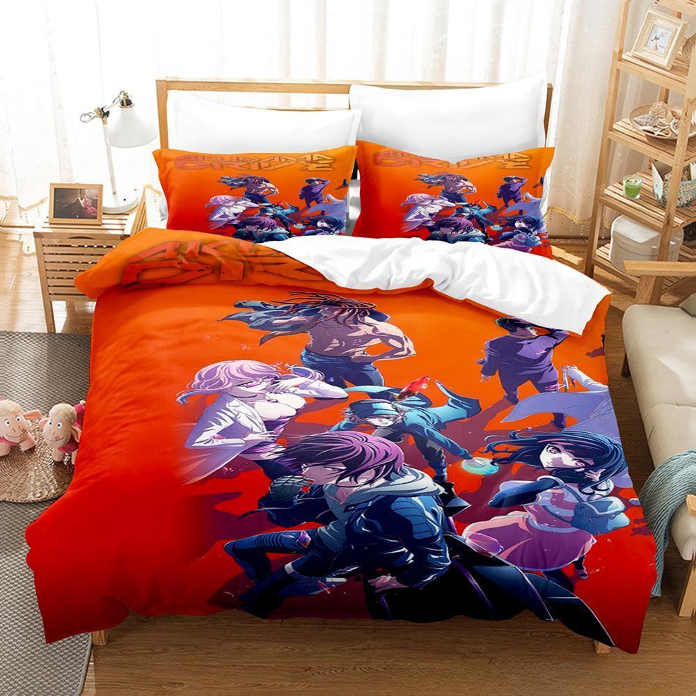 New Akudama Drive Bedding Set Single Twin Full Queen King Size Bed Set Adult Kid Bedroom Duvet cover Sets 3D Anime Bed Sheet Set