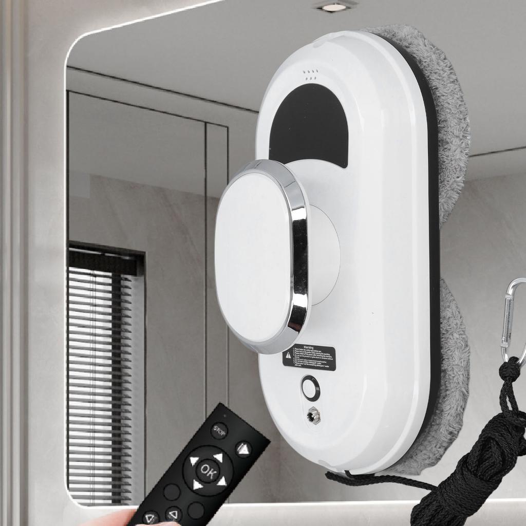 Window Cleaner Robot 3000Pa Suction Smart Glass Cleaner Robot Automatic Robot Window Washer for Home Office Building Beauty Salon