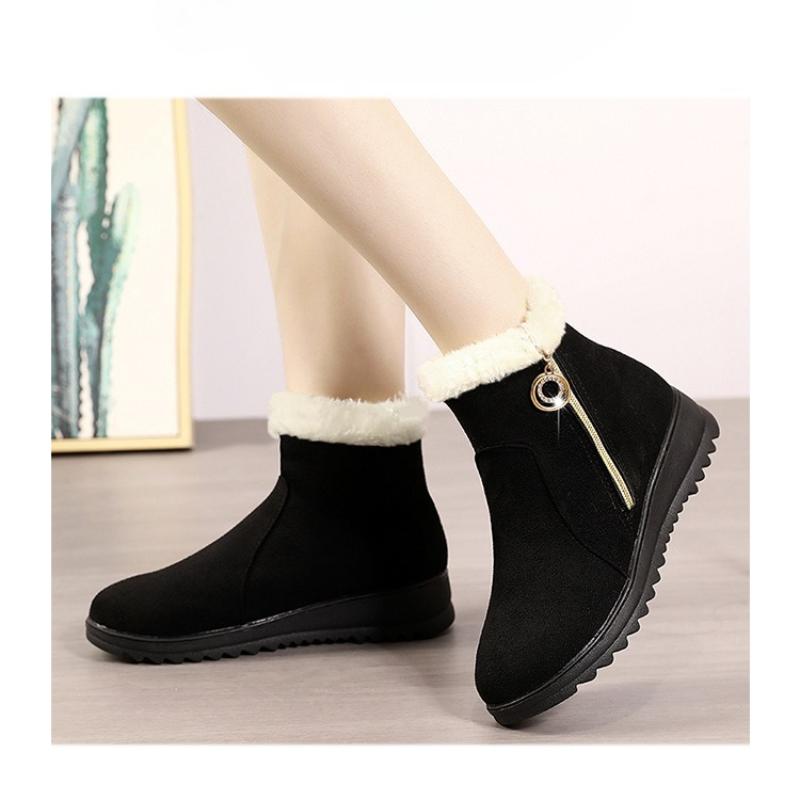 Women Snow Boots  New Winter Fashion Versatile Bottom Warm Cotton Shoes Women Outdoor Short Boots Fashion Warm Women Shoes