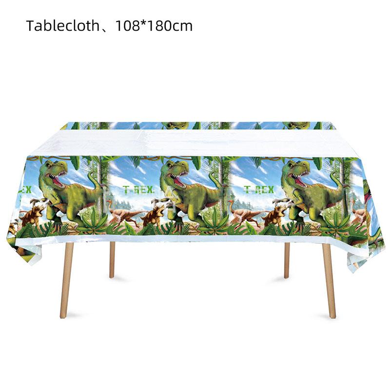 

Dinosaur Theme Disposable Tablecloth Birthday Party Decoration Kids Boy Baby Shower Jungle Party Dinosaur Table Cover Supplies