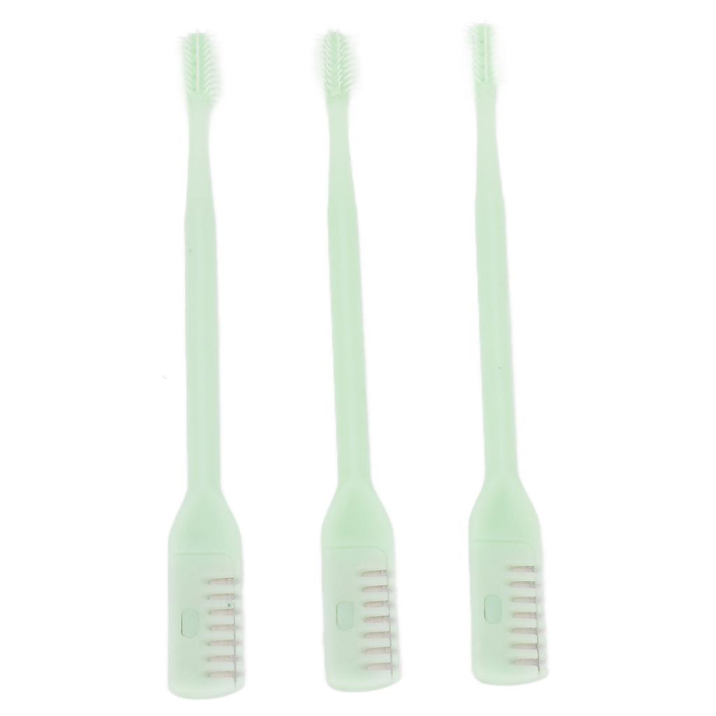 3pcs Manual Nose Hair Trimmer Double Heads 360 Degrees Rotation Deep Cleansing Nose Hair Cutter