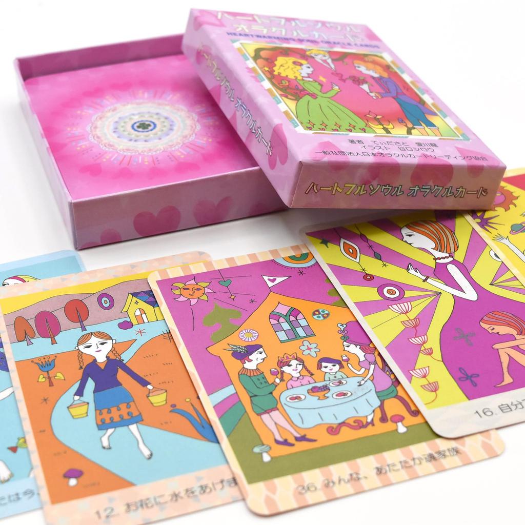 Heartful Soul Oracle Cards by Tidasato and Ryu Aikawa 40 Cards with Japanese Instructions [Authentic]