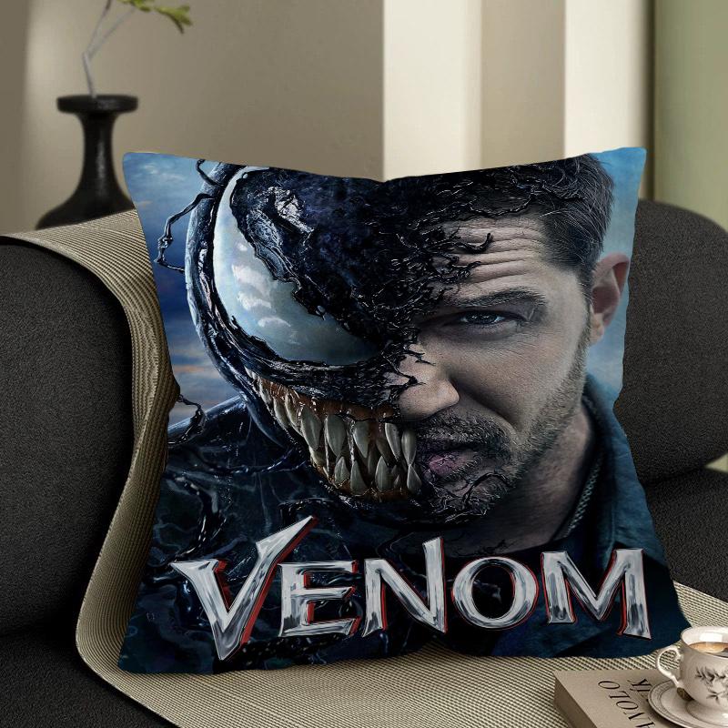 Superhero Movie V-Venom Personalized Pillow Cover Kids Bedroom Wild Party Decor Pillowcase Kid Birthday Shower Gift