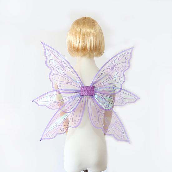 Princess Fairy Butterfly Wings Foldable Lightweight Kids Dress Up Halloween Party Costume Angel Wings