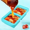 2 Cup Silicone Freezer Tray with Lid Reusable Silicone Soup Freezer Molds for Freeze and Store Soup, Broth, Sauce, Leftovers