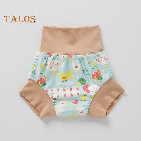 Baby Swimming Trunks 3-Layer Protection Urine Cushion Towel Washable Reusable Elastic Waist Baby Swim Shorts
