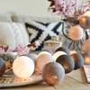 LED Cotton Ball String Lights for Christmas, Bedroom, and Party Decoration