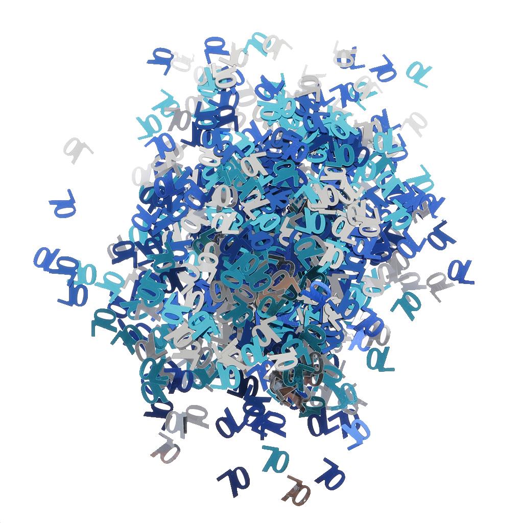 Sprinkles Scatter Anniversary Happy Birthday Buchstaben Tischkonfetti Partydekoration