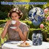 Vintage Floral Kitchen Tea Kettle Stainless Steel Hot Coffee Pot Insulated Teapot Infuser Thermal Insulation Pots Home Teaware