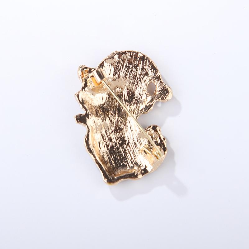 Christmas Vintage Animal Cute Cat Brooches Pins Women Coat Clothing Badges Jewelry Accessries