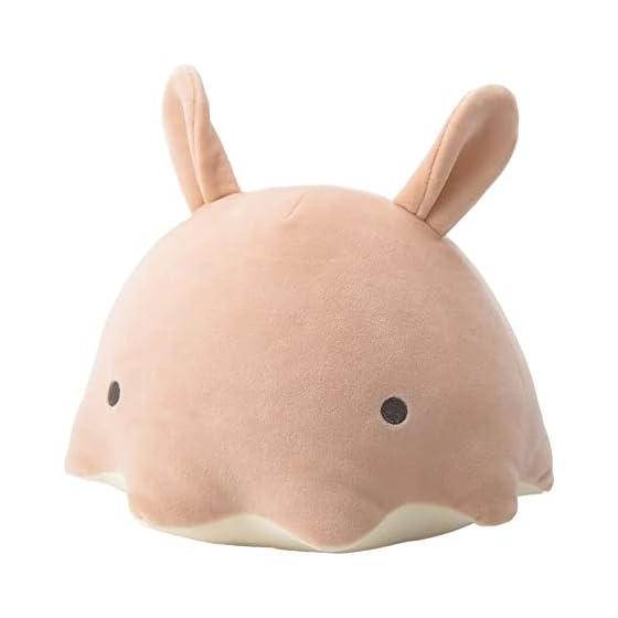 LIV HEART Livheart Bolster Marshmallow Aquamie Mendako (Total Length approx. 24cm) Plush Waist Pad 98205-26