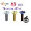 M8 1 Stück Titanlegierungsschraube S1000rr Motorrad Bremsscheibenschraube Reparatur Schraube