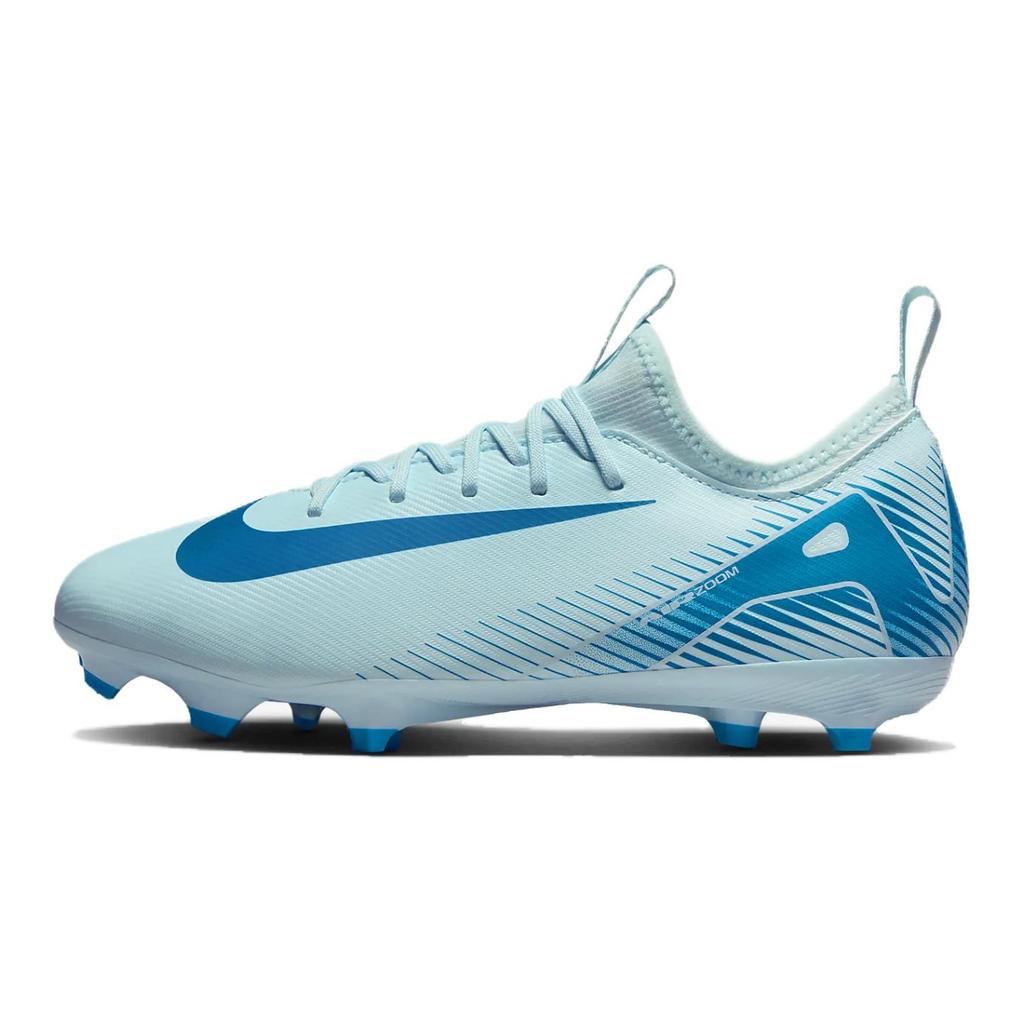 Nike Mercurial Vapor 16 Comfortable Sports Non-Slip Shock Absorption Low-Top Soccer Shoes Kids Soccer Shoes Blue FQ8392-400