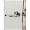304 Stainless Steel Three-pole Handle Lock Single Tongue Bathroom Interior Door Lock Aisle Fire Door Door Lock With Key