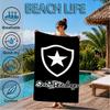 Botafogo Pride Emblem Printed Microfiber Beach Towel, Soft And Absorbent, Quick-Dry, Ideal for Summer Travel, Beach Essential, Swimming Pool