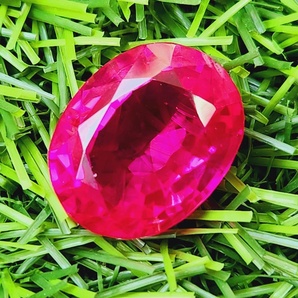 46.90 Ct Natural Mozambique Pink Sapphire Oval Cut Certified Loose Gemstone