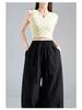Women's Summer 2026 Lightweight Wide-Leg Lantern Pants