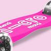 Maxi Micro Foldable Deluxe LED Maxi Micro Foldable Deluxe LED Kickboard Children Shocking Pink [Official Shop]