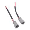 1 Pair 3 Pin DT Connectors Waterproofing Automotive Electrical Connector Wiring Harness for Car Trucks Boats LED Work