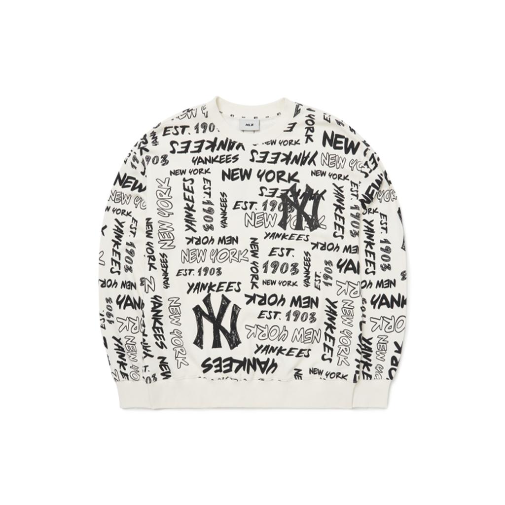 New MLB New York Yankees Sweatshirts Unisex White 3AMTZ0124-50IVS