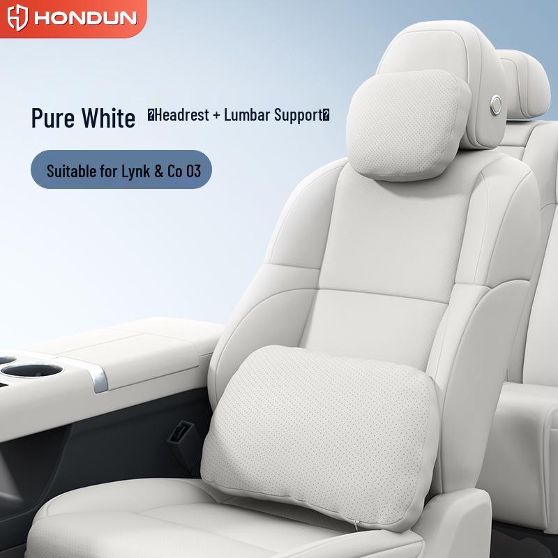 Lynk & Co 03 Headrest & Lumbar Support: Essential Car Interior Neck & Waist Protection Accessories.