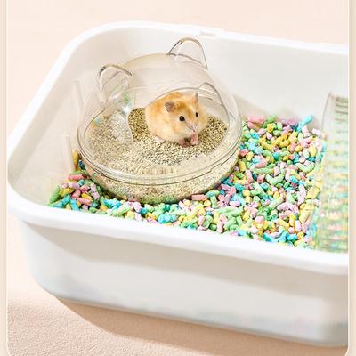 Hamster House Acrylic Hamster Cages Transparent Interactive Small Animal Habitat Enclosure for Mice Chinchillas Dwarf Indoor