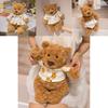 Adorable Barcelona Bear Plush Toy Cute Teddy Bear Pillow For Girls Birthday Gift