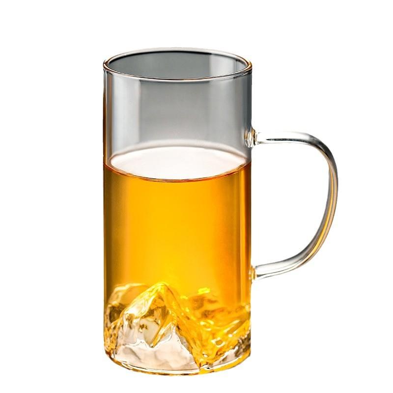 Guanshan Cup High Temperature Resistant Glass Wine Cup Household Sun Fruit Wine Tea Cup Tea Whiskey Cup High Borosilicate Water Cup