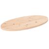 Vidaxl Bordsskiva, 70X35X2,5 Cm, Massivt Furuved, Oval