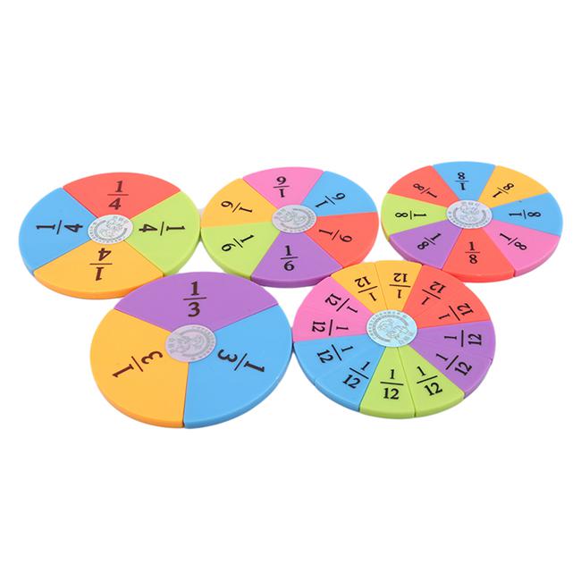 Buy Learning Resources Math Fraction Circles Teaching Aids Board 