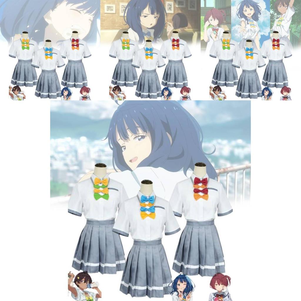 Vibrant Polyester Cosplay Costume Anime-inspired Harajuku Style For Role Play