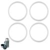 4pcs Gasket Replacement for Stanley Classic 24oz Food Jar, Silicone Cap Sealing Ring Gaskets Seal Parts Rubber Leak-Proof Bottle Lid O Ring for