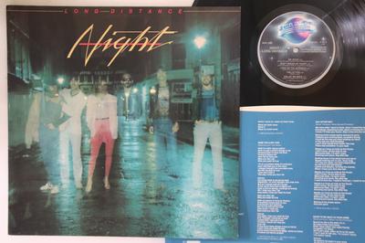 LP Record NIGHT - Long Distance P10 PLANET 1980 US Rock Used