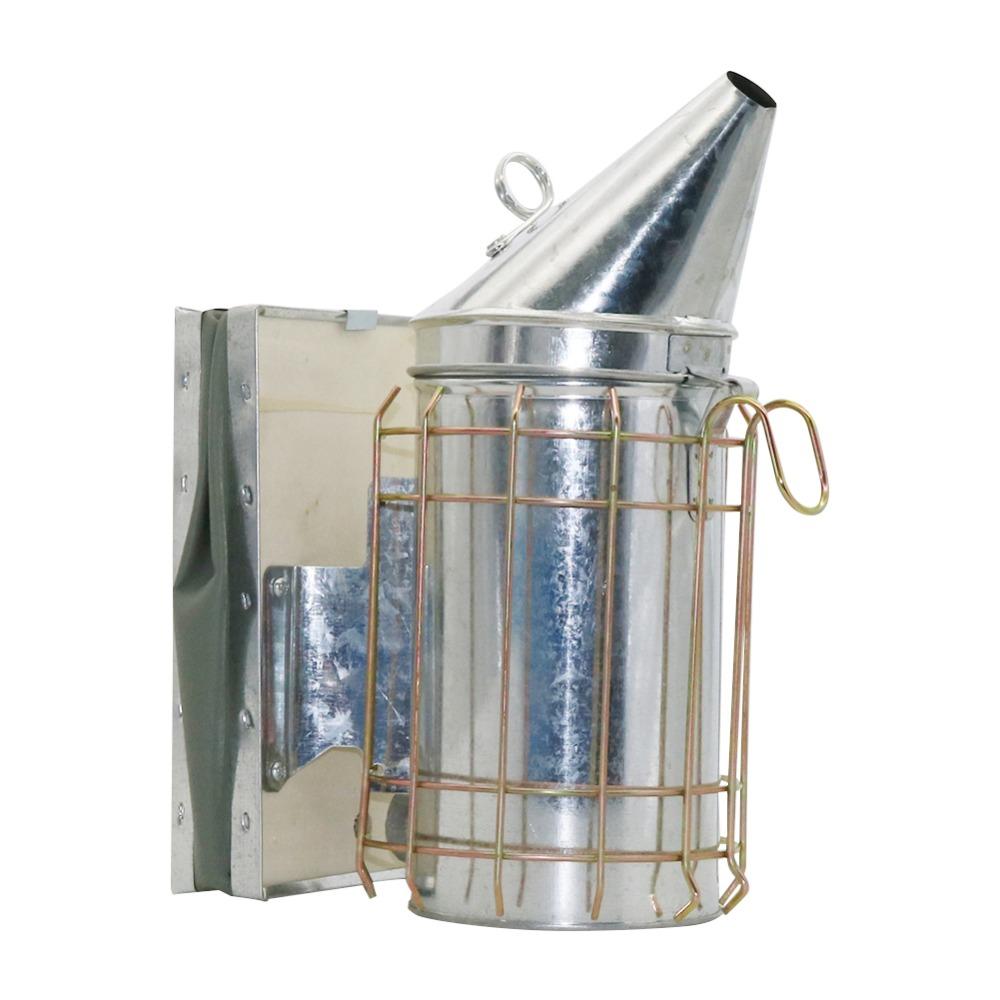 1 Pc Stainless Steel Beekeeping Bee Smoker Manual Bee Smoke Transmitter Kit Beekeeper Apiculture Accessories