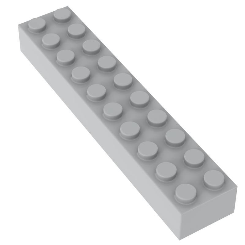 

FunBrick 10-30PCS Small Particle Building Blocks 3006 Loose Spare Parts 2x10 Brick Splicing Puzzle Toy for Kids 10PCS світло-сірий колір