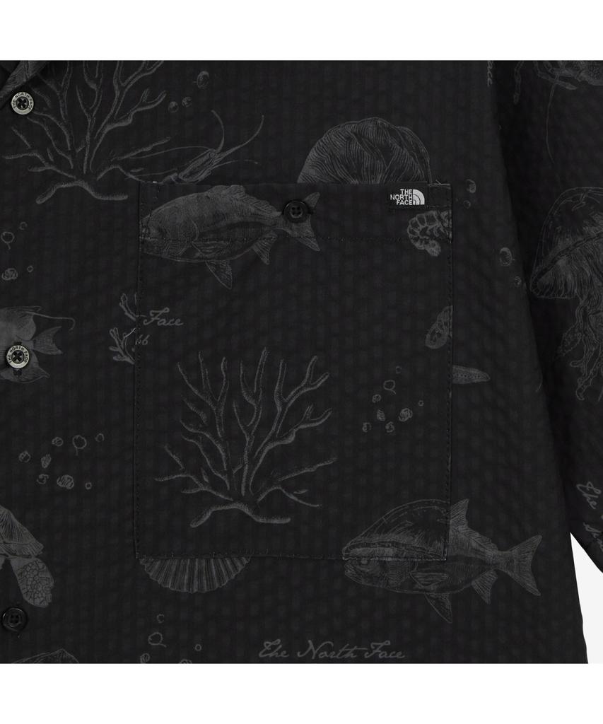 Noseupeiseu Nh8Ss07B Men'S Maris Short Sleeve Shirt Black