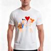 Fred And Wilma Flinstone Tshirt Summer Casual Cotton Tee Oversized Streetwear Tops Vintage Graphic Print Unisex Unisex Unisex
