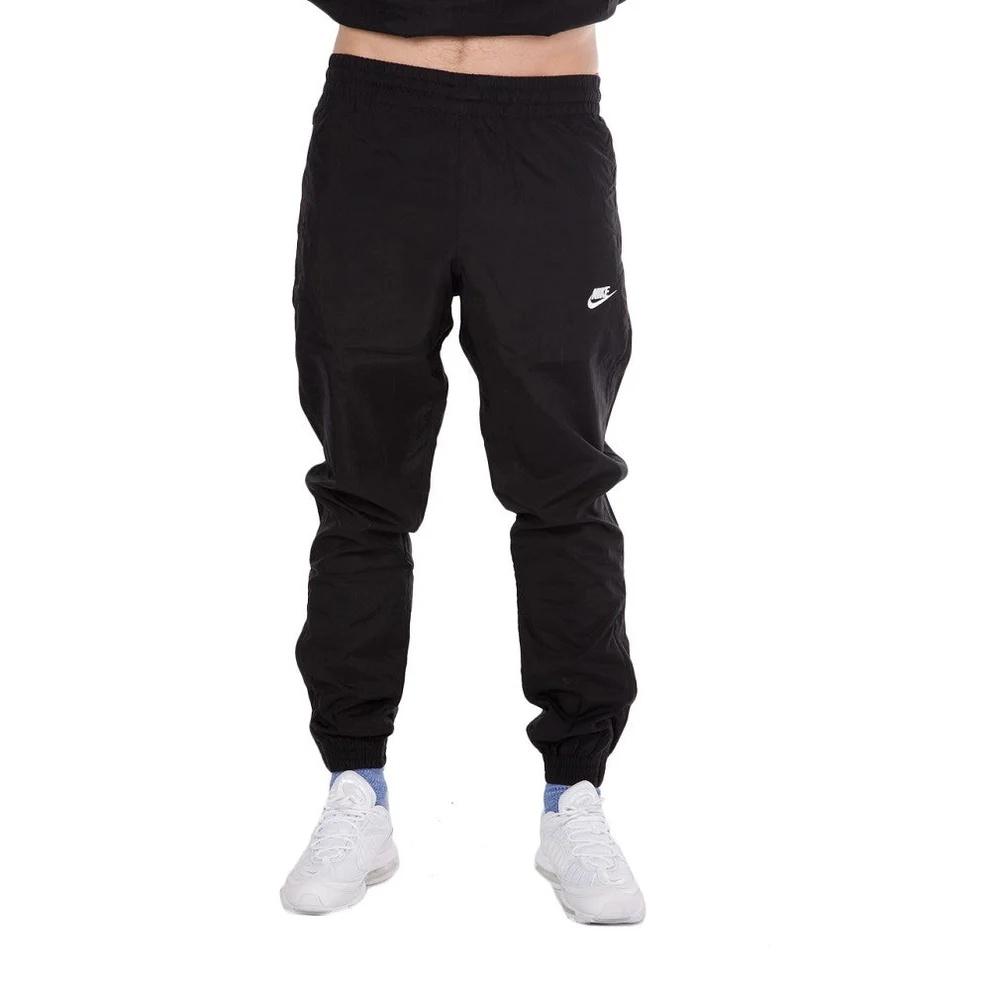 Nike Casual Pants Men's Black Moderate Cuffed Pants Unisex AJ2300-010