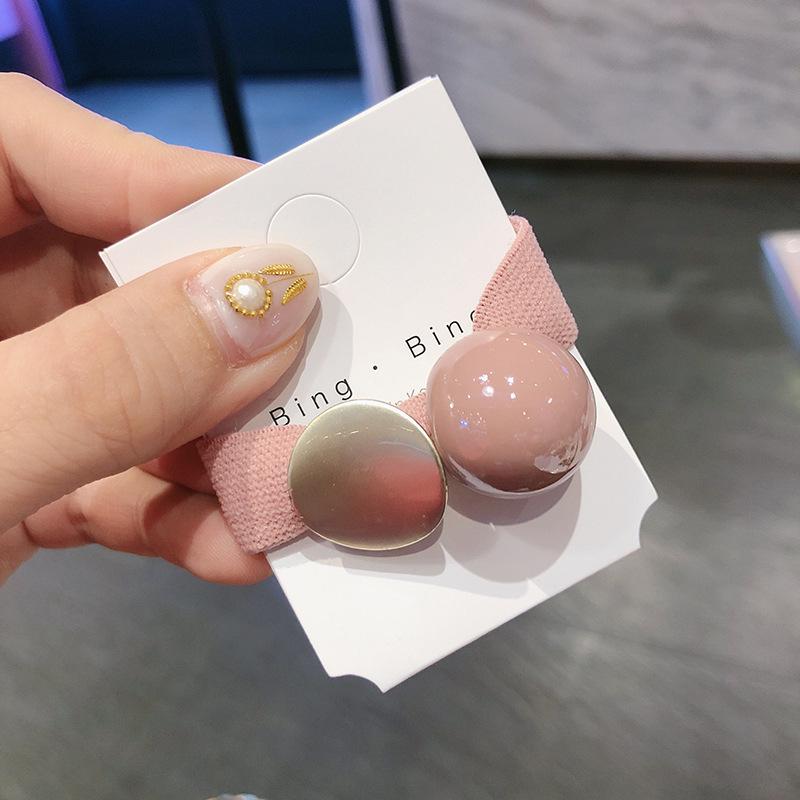 Korean Simple Scrunchie Women Girls Elastic Hair Rubber Bands Accessories Tie Hair Rope Ring Holder Ornaments Headdress