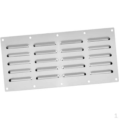 Edelstahl Entlüftung Panel BBQ Grill Vent Robust Einfach zu Montieren Belüftung Gitter Luft