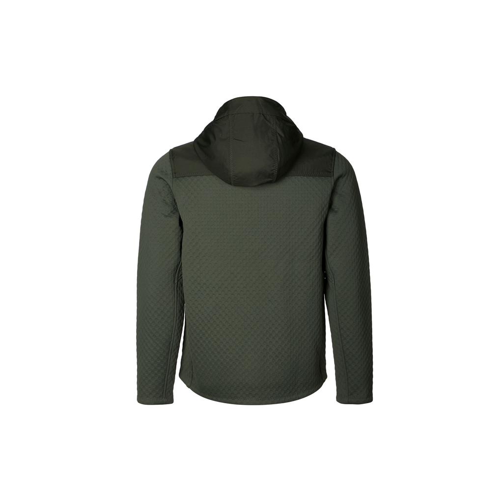 Nike Spliced Design Logo Print Hooded Jacket Men Outerwear Dark-Green BV3999-355