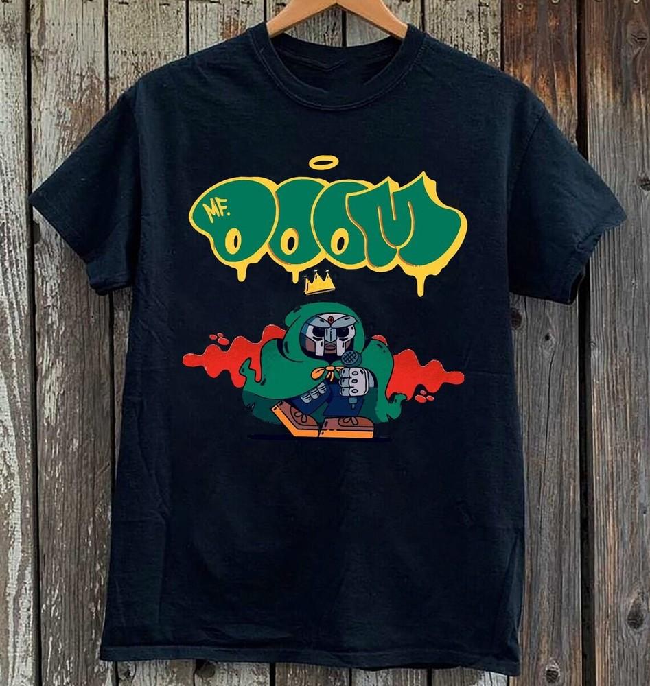 Винтаж Mf Doom Madlib Doom Тяжелый Хлопок Черный Унисекс Футболка UR220 Унисекс Футболка XXXL