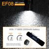 SecurityIng EF08 887 Lumens IPX6 Waterproof Zoomable EDC Flashlight for Outdoor / Camping / Night Walk with Power Indicator